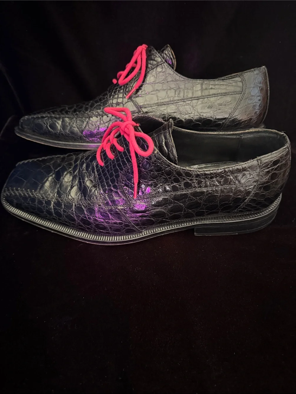DAVID EDEN Alligator & Lizard Dress Derby’s